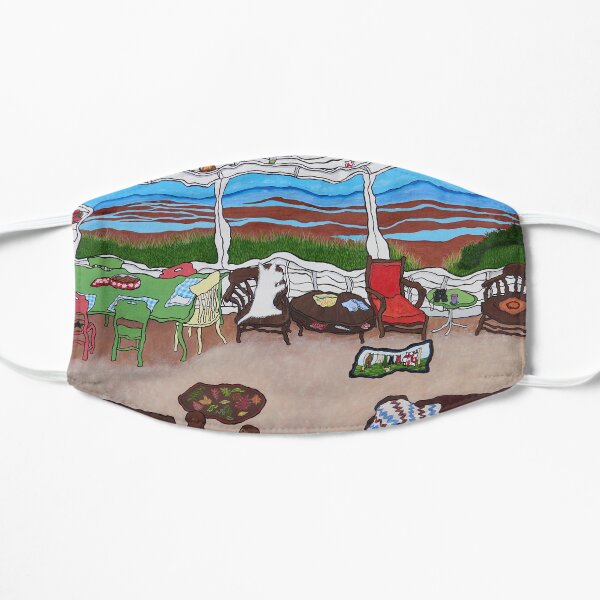 Nanna's Porch Flat Mask