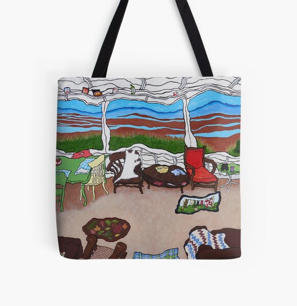 Nanna's Porch All Over Print Tote Bag