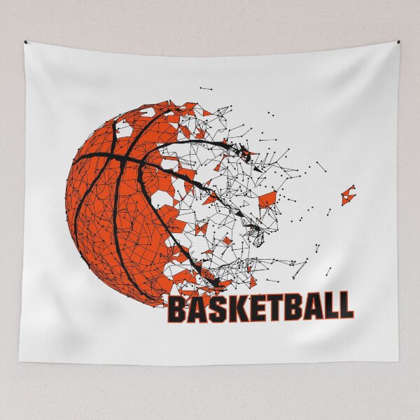 Item preview, Basketball Ball, basketball ball symbol sport, sports and fitness. polygon grafik illustration designed and sold by Marcin Adrian.