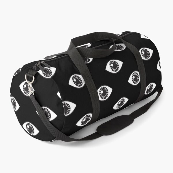 Eyes Wide Open - on Black Duffle Bag