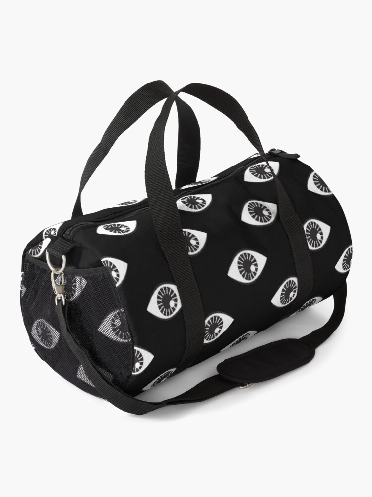 Alternate view of Eyes Wide Open - on Black Duffle Bag