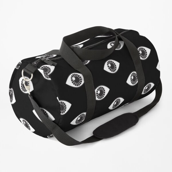 Eyes Wide Open - on Black Duffle Bag