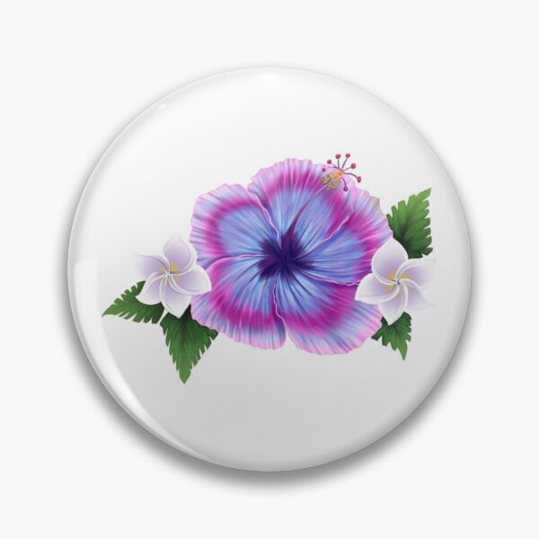 Item preview, Hibiscus with Plumerias designed and sold by Inuyasha907.