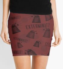 Daleks - Red Mini Skirt