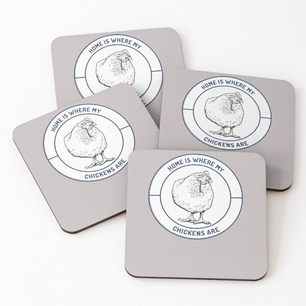 Item preview, Home Is Where My Chickens Are designed and sold by MoTeesMo.