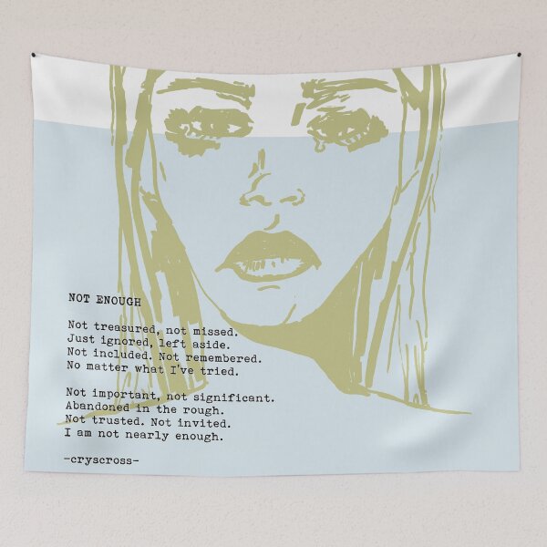 Item preview, N O T E N O U G H designed and sold by Crystal Cross.