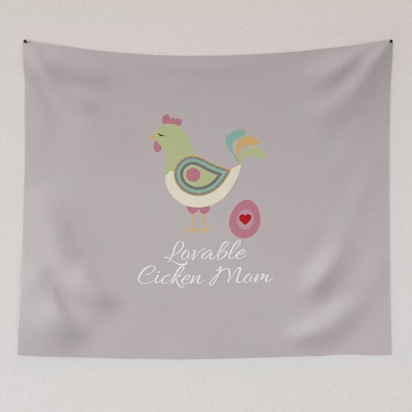 Item preview, Lovable Chicken Mom designed and sold by MoTeesMo.