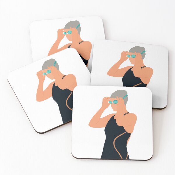 Item preview, swimmer behind the blocks designed and sold by lilyliauu.