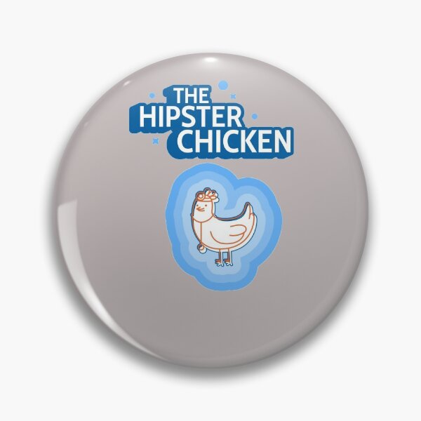 Item preview, The Hipster Chicken designed and sold by MoTeesMo.