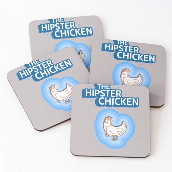 Item preview, The Hipster Chicken designed and sold by MoTeesMo.