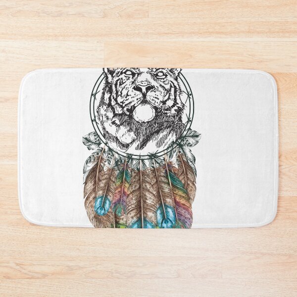 Item preview, Tiger with Feather Dreamcatcher designed and sold by Ninjawhere.