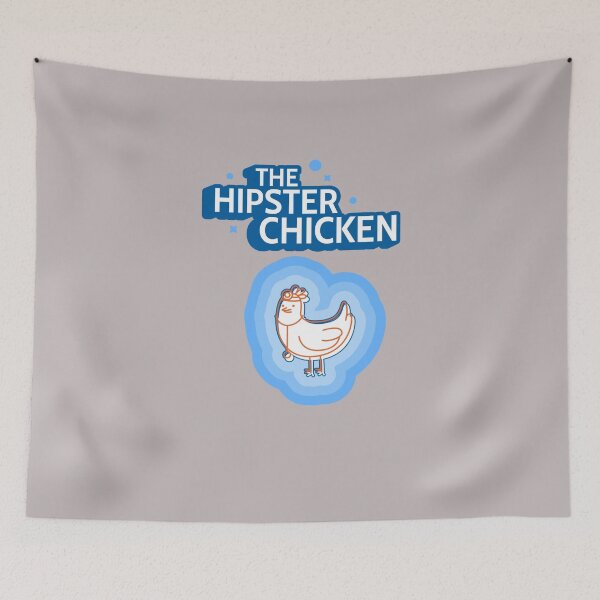 Item preview, The Hipster Chicken designed and sold by MoTeesMo.