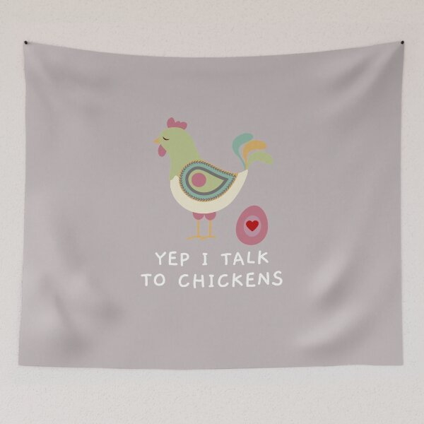 Item preview, Yep I Talk To Chickens designed and sold by MoTeesMo.
