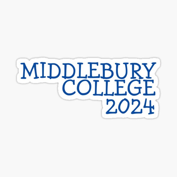 "Middlebury College 2024" Sticker for Sale by mayaf08 Redbubble