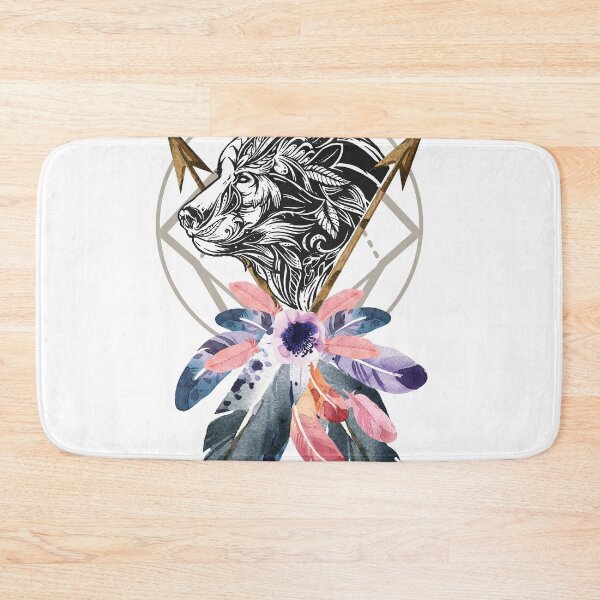 Item preview, Geometric Wolf Head and Arrows designed and sold by Ninjawhere.