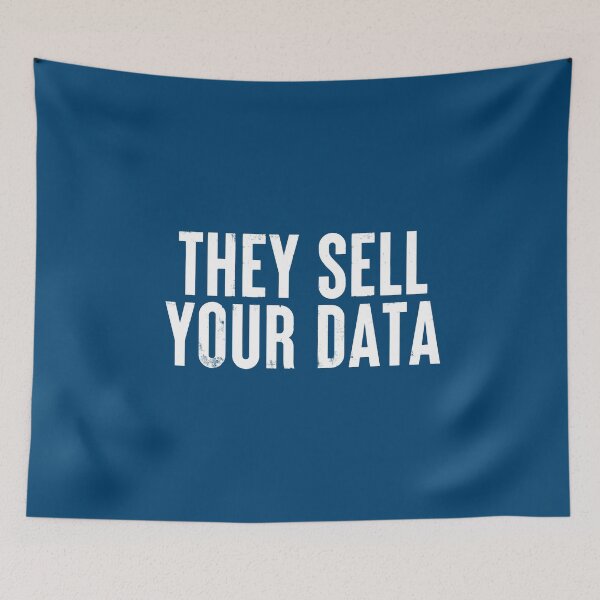 Item preview, They Sell Your Data - Anti Social Media Movement #7 designed and sold by SalahBlt.
