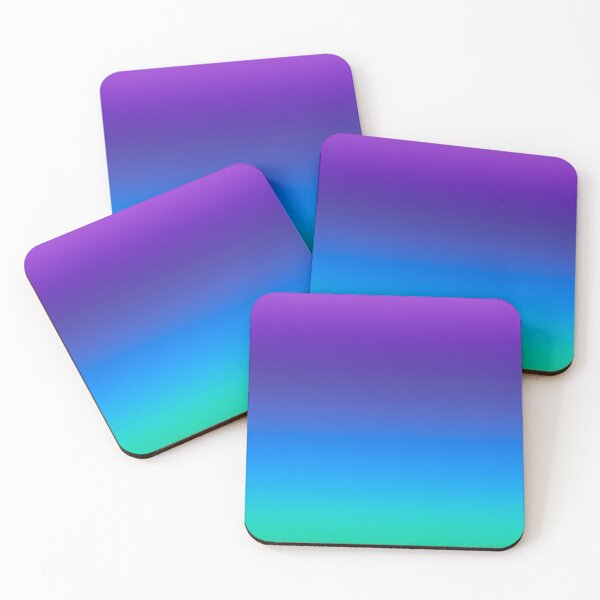 Item preview, Cool Purple Aqua Blue Mint Ombré Gradient  designed and sold by Lady-Lilac.