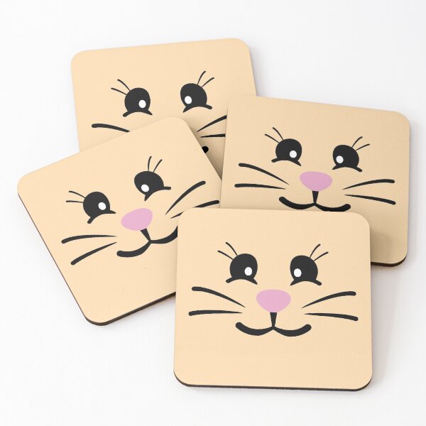 Item preview, Cute Kawaii Bunny Or Rabbit Face With Pink Nose for Bunny Lovers designed and sold by mcshirtface.