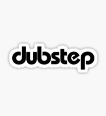 dubstep (black) Sticker