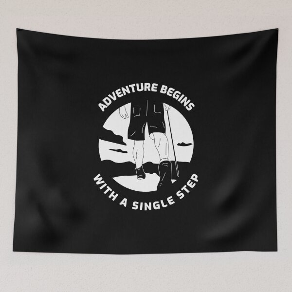 Item preview, Adventure Begins with a Single Step designed and sold by cayasmj.