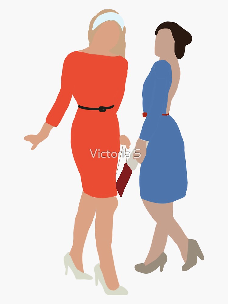 Serena And Blair Sticker Sticker For Sale By Vctoriastojanov Redbubble