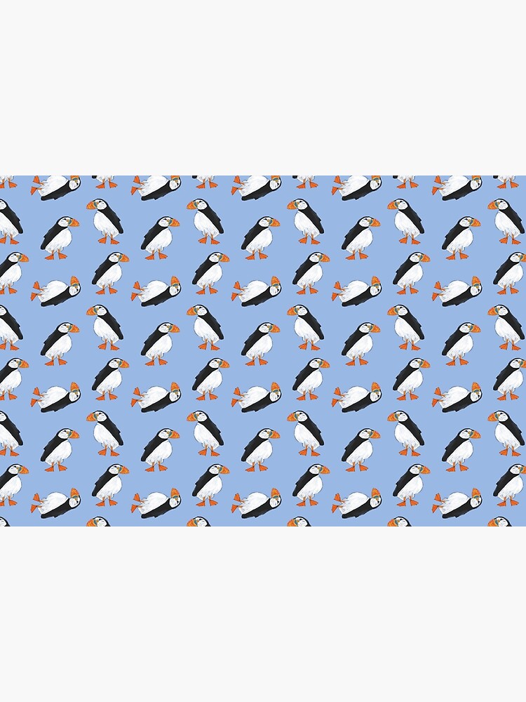 Cute and Whimsical Puffin Design by ClareWalkerArt