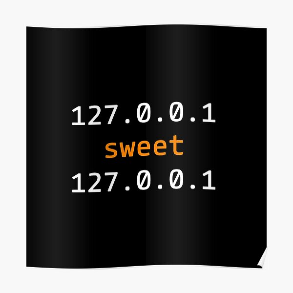 Localhost sweet 127.0.0.1 Poster
