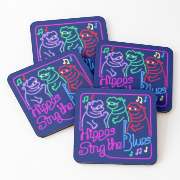 Item preview, Hippos Sing the Blues designed and sold by Hippopottermiss.