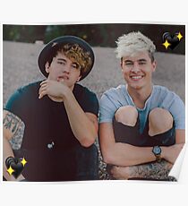 Kian and Jc Black Hearts Poster