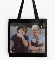 Kian and Jc Black Hearts Tote Bag