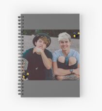 Cuaderno de espiral Kian y Jc Black Hearts