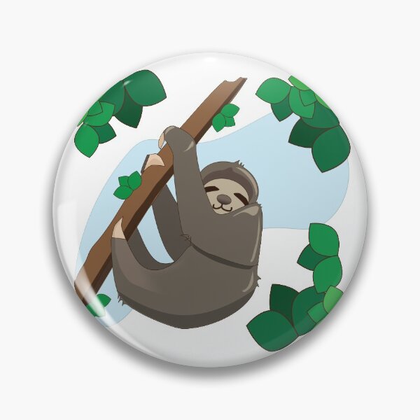 Item preview, Smiley Sloth designed and sold by Sasifrasically.
