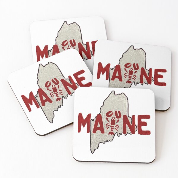 Item preview, State of Maine and Lobster  designed and sold by stephaniefalck.