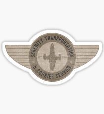 Serenity Transportation & Courier Service Sticker
