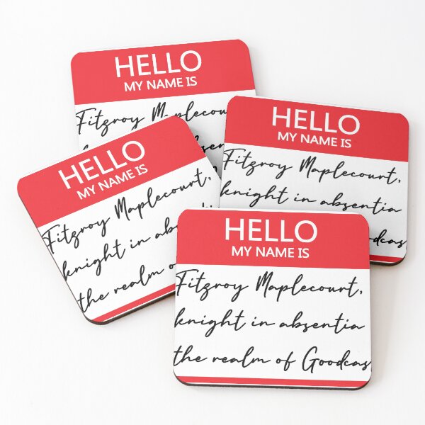 Item preview, Fitzroy Maplecourt Name Tag designed and sold by Ralderock.