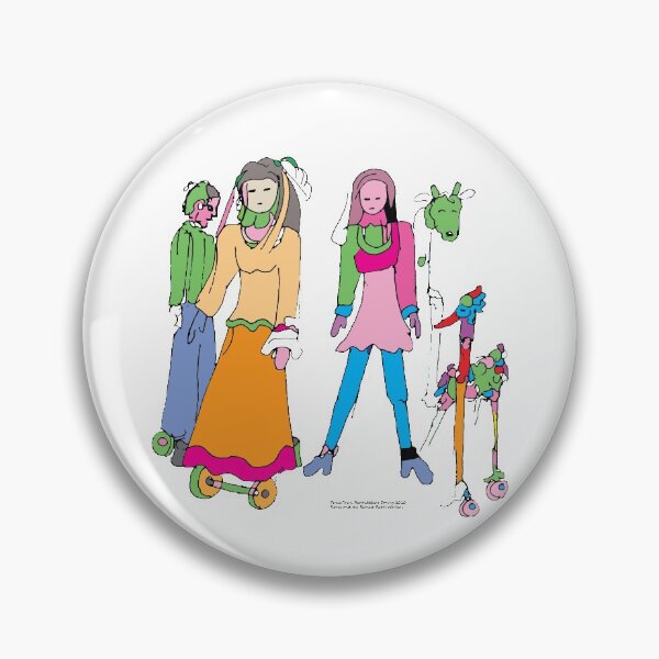 Item preview, Renee and The Remote Robot Workers, TeresaTown at Redbubble 2020 designed and sold by Mark Stansberry.