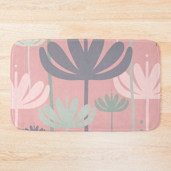Item preview, Bali Flowers Floral Pattern in Sage Green, Lavender, and Pink designed and sold by kierkegaard.