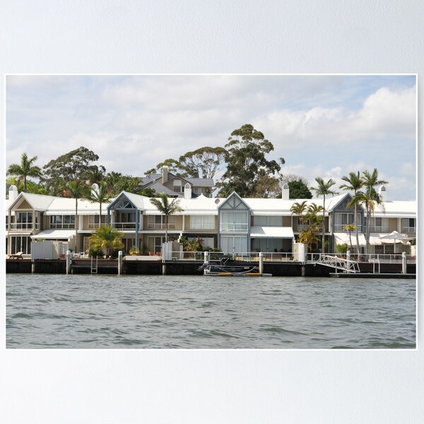 Item preview, Homes On The Coomera River designed and sold by Robyn J. Blackford.
