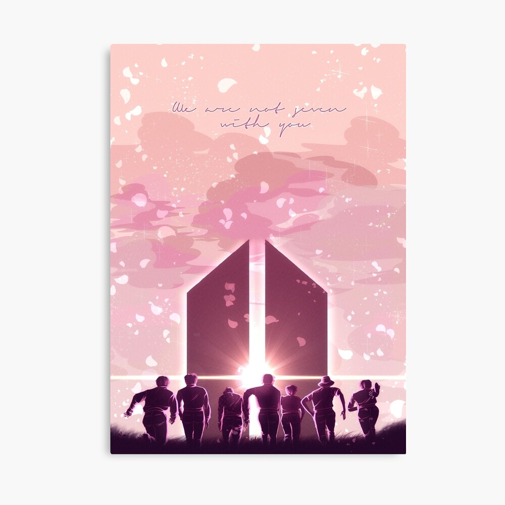 Bts We Are Not 7 With You Poster By Puikb Redbubble