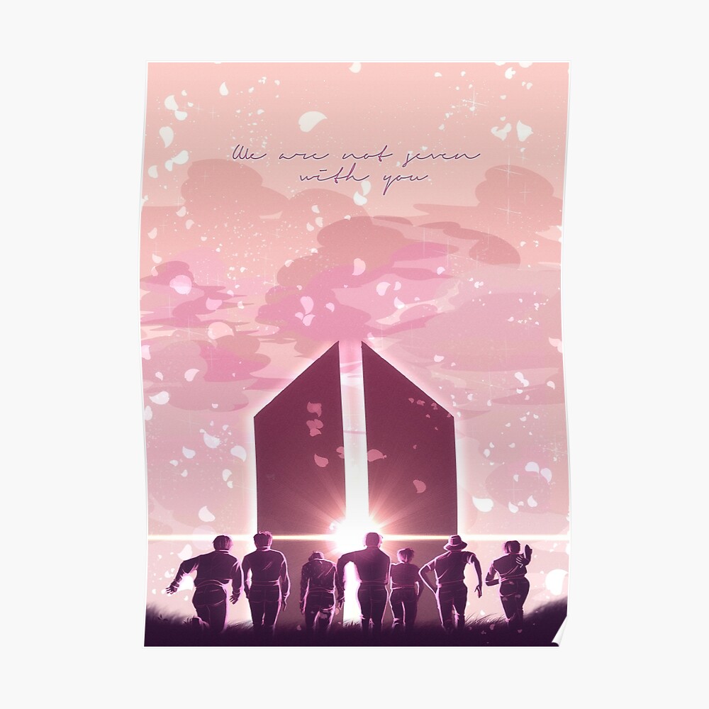 Bts We Are Not 7 With You Greeting Card By Puikb Redbubble