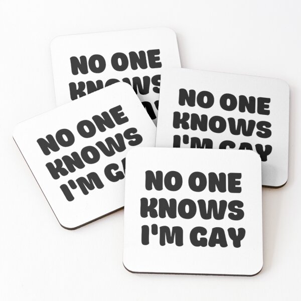 Item preview, No One Knows I'm Gay designed and sold by CatMonkStudios.