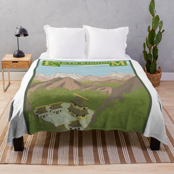 Item preview, Earth Kingdom Travel Poster designed and sold by cass-ketch.