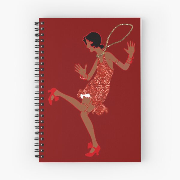 Item preview, red sequin print black flapper designed and sold by Gossip Rag.