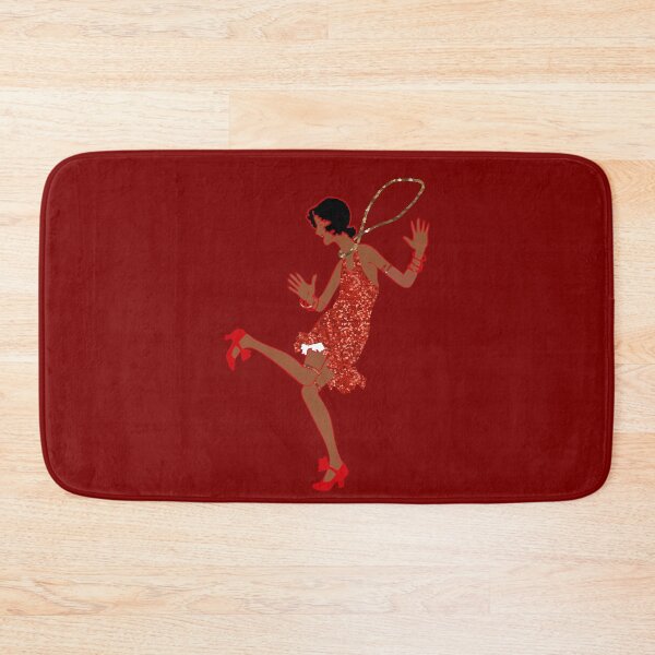 Item preview, red sequin print black flapper designed and sold by Gossip Rag.