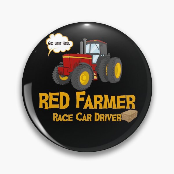 Artikelvorschau, Funny Red Farmer- Race Car Driver entworfen und verkauft von QueensApparel.