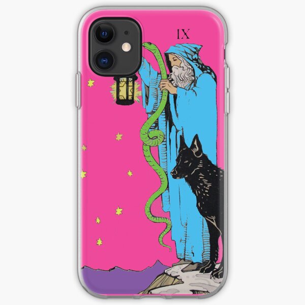 Tarot the hermit iPhone Soft Case