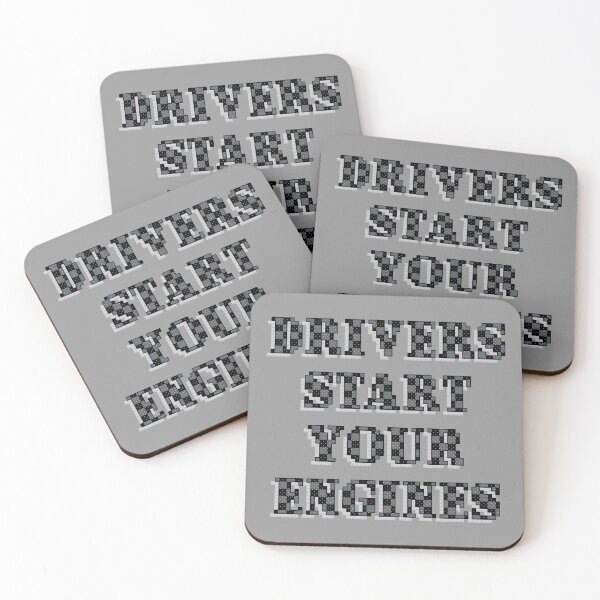 Item preview, Drivers Start Your Engines Cross Stitch Pixel Art designed and sold by CrossStitchQ.