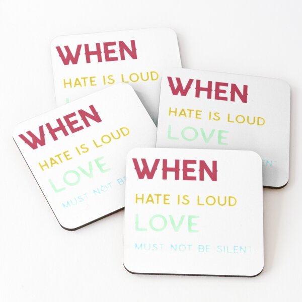 Item preview, when hate is loud love must not be silent designed and sold by truewear1.