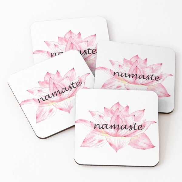 Item preview, Namaste, pink Lotus Flower designed and sold by latiendadearyam.