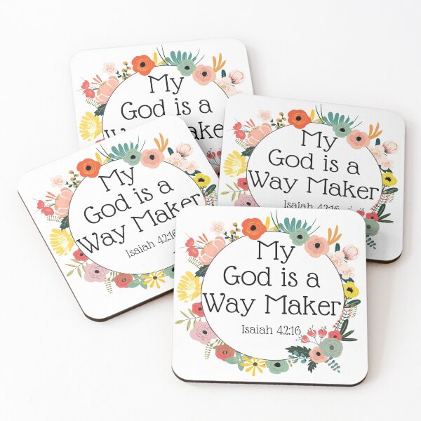 Item preview, My God is a Way Maker Isaiah 42:16 designed and sold by RockyPatch.